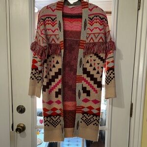 THML Geometric Patterned Cardigan